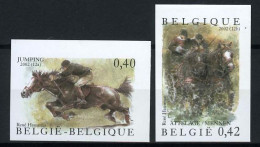 België 3084/85 ON - Paarden - Chevaux - Jumping - Mennen - Other & Unclassified