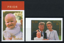 België 3098/99 ON - Prinses Elisabeth 1 Jaar - Prins Filip - Prinses Mathilde - 2001-…