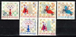 Roumanie 1966 Mi 2478-83 (Yv 2193-8), Obliteré - Used Stamps