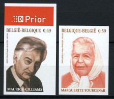 België 3221/22 ON - Literatuur - Maurice Gilliams - Marguerite Yourcenar  - 2001-…