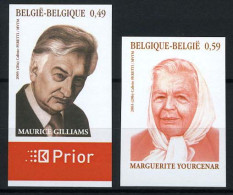 België 3221/22 ON - Literatuur - Maurice Gilliams - Marguerite Yourcenar  - 2001-…