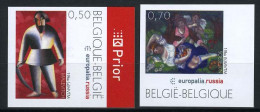België 3430/31 ON - Europalia Rusland - Schilderijen - 2001-…