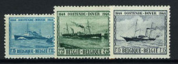 België 725/27 ** - Schepen - Bateaux - Oostende-Dover - Unused Stamps