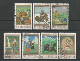 Mongolia 1968 Paintings Y.T. 445/451 (0) - Mongolie