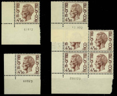 België 1644 - Koning Boudewijn - Type Elström - 4,50 - 4 Verschillende Datums 1972-1973 - Dated Corners