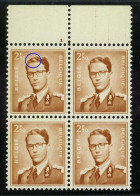 België 1028P3 ** - Koning Boudewijn - Bruin Punt In Het Haar - Point Brun Dans Les Cheveux - MNH - 1931-1960