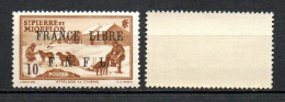 Col40 Colonie SPM St Pierre Et Miquelon France Libre N° 250 Neuf XX Luxe Cote : 33,00€ - Unused Stamps