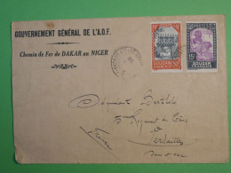 DM 11 SOUDAN  LETTRE GOUVERNEMENT  AOF RRR 1949 A VERSAILLES  FRANCE +   +AFF. INTERESSANT +++ - Covers & Documents