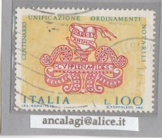 USATI ITALIA 1975 - Ref.0350A "LEGGE ORGANICA DEL NOTARIATO" 1 Val. - - 1971-80: Used