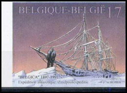 België 2726 ON - Zuidpoolexpeditie - Schip "Belgica" - François Schuiten  - 1981-2000