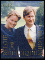België 2856 ON - Prinselijk Huwelijk - Filip - Mathilde - Mariage - ONGETAND - NON DENTELE - IMPERFORATED - 1981-2000