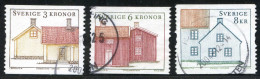 Réf 77 < SUEDE Année 2004 < Yvert N° 2397 à 2399 Ø Used < SWEDEN - Architecture - Used Stamps