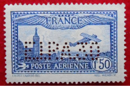 RARE Poste Aérienne Y&T 6c  1f 50 (+5f) Outremer Perforé EIPA30 (exposition De La Poste Aérienne à Paris En 1930) - 1927-1959 Ungebraucht