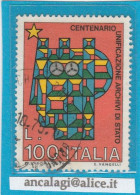 USATI ITALIA 1975 - Ref.0353A "ARCHIVI DI STATO" 1 Val. - - 1971-80: Used