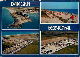 56 - Damgan - Kervoyal - Multivues - Camping - Flamme Postale - CPM - Voir Scans Recto-Verso - Damgan