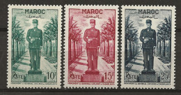 MAROC Colo:, *, N° YT 299 Et 301, Série, Ch., TB - Unused Stamps