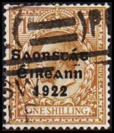 1922. EIRE. ONE SHILLING Georg V Overprinted.  (Michel 36) - JF521542 - Gebraucht