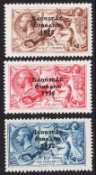 1922. EIRE. Georg V HALF CROWN, FIVE SHILLINGS And TEN SHILLINGS Overprinted In BLACK (6 Mm... (Michel 37-39) - JF542289 - Nuevos