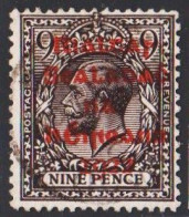 1922. EIRE. Georg V NINE PENCE Overprinted In RED In Five Lines.  (Michel 7b) - JF544501 - Gebraucht