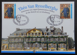 Herdenkingskaart België Belgique 1996 2627 HK Théo Van Rysselberghe - Herdenkingskaarten - Gezamelijke Uitgaven [HK]