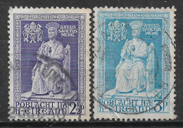 1950 IRELAND SET OF 2 USED STAMPS (Michel # 111,112) CV €14.60 - Gebruikt