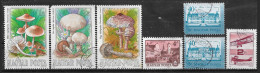 1980-1988 HUNGARY UNGARN MAGYAR LOT OF 7 USED STAMPS - Usati