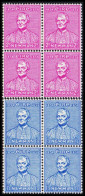 1954. EIRE. John Henry Newman Complete Set In 4-blocks With 2 Stamps Never Hinged And 2 S... (Michel 122-123) - JF542258 - Nuevos