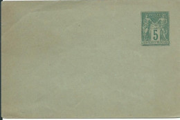 FRANCE ENVELOPPE 5c SAGE NEUVE D2  DE 1882  LETTRE COVER - Buste Postali E Su Commissione Privata TSC (ante 1995)