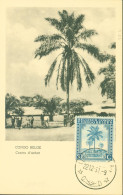 Congo Belge Carte Maximum Centre D'achat YT N°233 CAD Léopoldville 22 12 1951 - Lettres & Documents