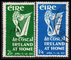 1953. EIRE. Ireland At Home Complete Set. (Michel 116-117) - JF544525 - Gebruikt