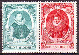 België 581A/82A ** - Historische Portretten - Sociaal Dienstbetoon - Albrecht En Isabelle - Albert Et Isabelle - Unused Stamps