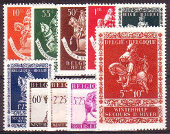 België 603/12 ** - Vijfde Winterhulpuitgifte - Sint-Maarten III - Oude Beeldjes - Saint-Martin III - Statuettes - Unused Stamps