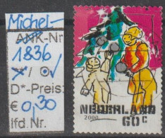 2000 - NIEDERLANDE - FM/DM "Dez.marken-Schneeballschlacht" 60 C Mehrf. - S. Scan  (1836o Nl) - Used Stamps