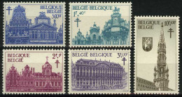 België 1354/58 - Antiteringszegels - Grote Markt - Brussel - Grand 'Place De Bruxelles - MNH - Unused Stamps