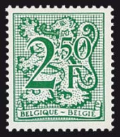 België 2019 - Cijfer Op Heraldieke Leeuw En Wimpel - Chiffre Sur Lion Héraldique Et Banderole - Unused Stamps