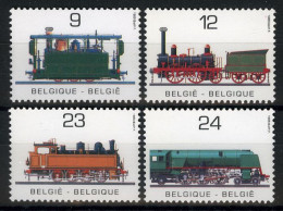 België 2170/73 - Jaar Van Het Openbaar Vervoer - 100 Jaar NMBS - Locomotief - Locomotives - Unused Stamps