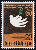 België 2202 - Internationaal Jaar Van De Vrede - Nuevos