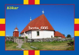 Aland Islands Kokar Church New Postcard - Finlandia