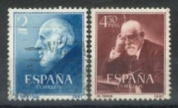 SPAIN,  1952, PERSONALITIES STAMPS COMPLETE SET OF 2, # 793/94,USED. - Gebruikt