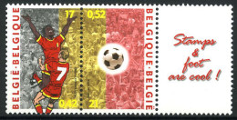 België 2892B - Gem. Uitgifte Met Nederland - Sport - Europees Kampioenschap Voetbal - Football - Met Vignet - Ungebraucht