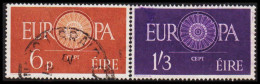 1960. EIRE. Europa Complete Set.  (Michel 146-147) - JF544540 - Used Stamps