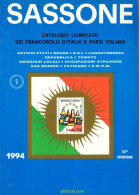 Sassone Catalogo Completa Dei Francobolli D'Italia E Paes Italiani 1994 - Thématiques