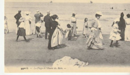 Ggm 15 - La Plage à L'Heure Du Bain   En 1900 - Scherenschnitt - Silhouette