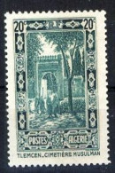 Année 1936-N°107 Neuf**MNH : Cimetière Musulman à Tlemcen - Neufs