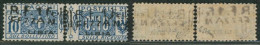 Colonies Françaises - Fezzan (colis Postaux) : Yv N°22 (2 Moitiés) Neuf Charniérés. Signé Brun - Unused Stamps