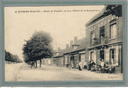 CPA (60) ESTREES-SAINT-DENIS - Aspect De L'Hôtel De La Renaissance Et De La Route De Flandre En 1917 - Estrees Saint Denis