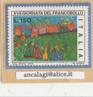 USATI ITALIA 1975 - Ref.0358A "17^ GIORNATA DEL FRANCOBOLLO" 1 Val. - - 1971-80: Used