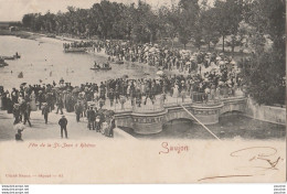 T17-17)  SAUJON - FETE  DE LA JEAN A RIBEROU  - ( TRES ANIMEE - BRAUN - OBLITERATION DE 1903 - 2 SCANS ) - Saujon