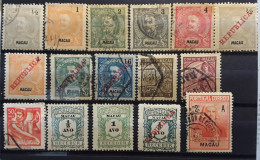 MACAO MACAU,Portugal,  Lot De 16 Timbres Anciens Dont Taxe , Neufs * / Obl , TB - Altri & Non Classificati