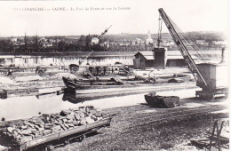 Photo - 69 - Rhone - VILLEFRANCHE Sur SAONE - Le Port De Frans Et Vue De Jassans - Retirage - Non Classés